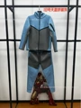 Suit. sky blue and charcoal gray