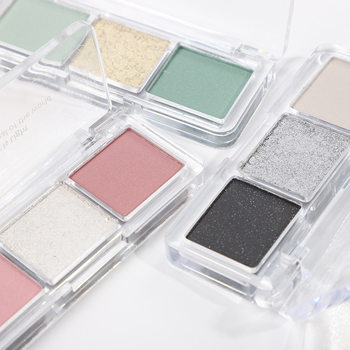 Jaded Internet Celebrity Niche Three-Color Eyeshadow Palette with High Appearance, Light and Portable, Super Hot Pearlescent Waterproof Eyeshadow