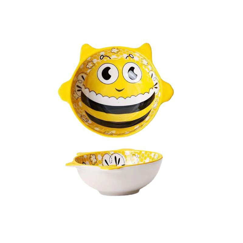 New cartoon small bowl porcelain dish small flavor dish small bowl dish two dollar store department store supply