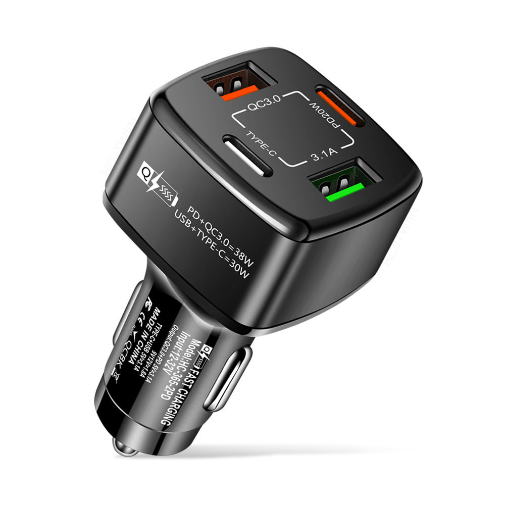 Multi-port QC3.0 4USB 3USB 20WPD flash charge fast charge car charger 6USB fast charge car charger car charger