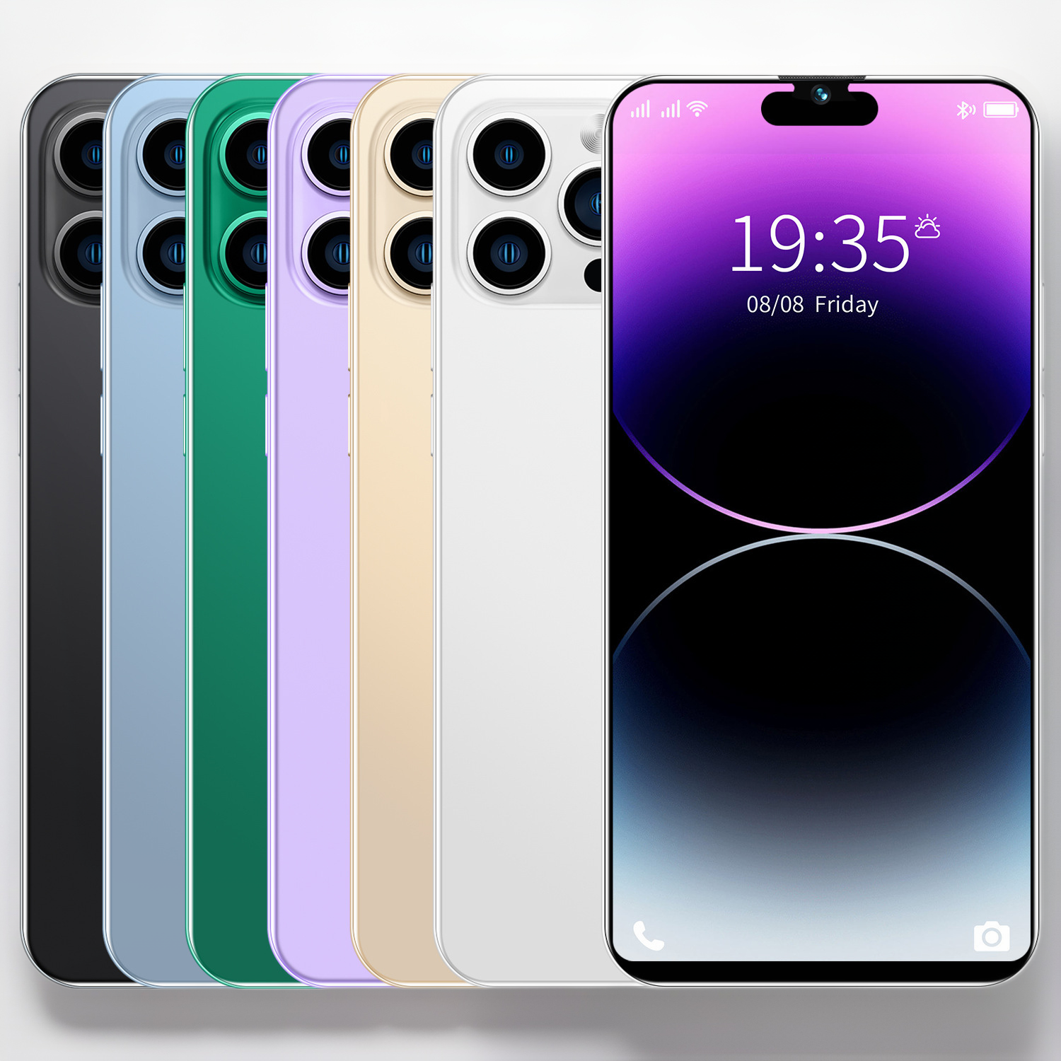 Cross-border i14ProMax smartphone 7.3-inch foreign trade all...