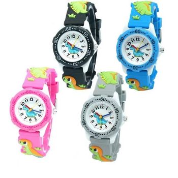 Jurassic Dinosaur Watch Children's Dial Cartoon 3D Student Electronic Watch Japanese Movement Quartz Jelly