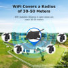 Cross-Border New Product Solar Wifi Camera 6Mp Outdoor Wireless Full Color Night Vision Surveillance Camera Set