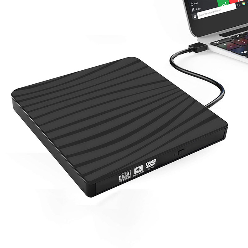 External Optical drive zebra print cd/dvd burner usb3.0 interface mobile optical drive can read and write cross-border in stock