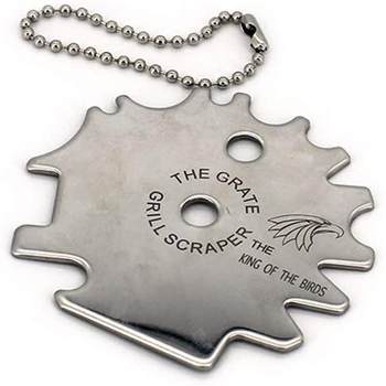 Multifunctional barbecue scraper stainless steel barbecue grill cleaning brush cleaning scraper barbecue grill gap cleaning scraper