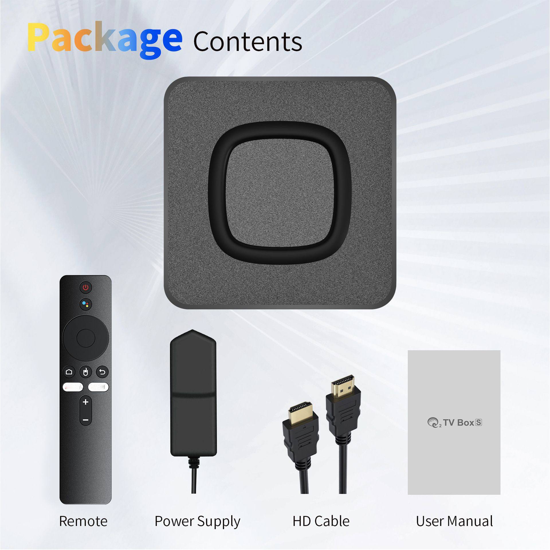 Q2 TV box network set-top box cross-border TV set-top box Android 14wifi 4k HD smart box