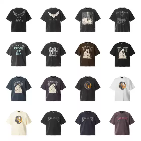 VINTAGE Pigeon Short-sleeved Trendy Brand Retro Casual Half-sleeved American Style Vtg Men's and Women's Summer Couples Dressed T-Shirt