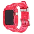 Jelly pink, extended version, with steel ring