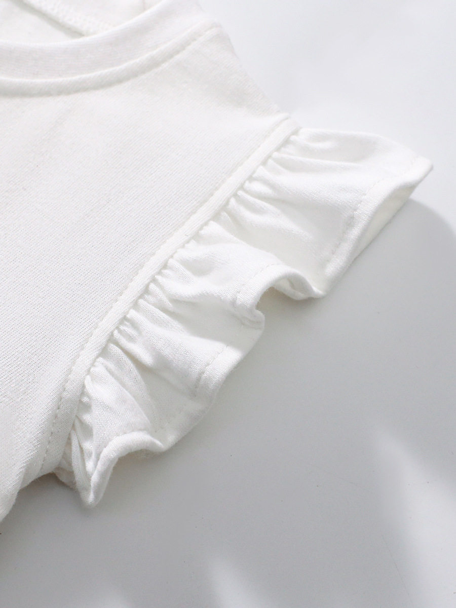 New Summer Kids' T-shirt, Year 3D Pattern Cotton Girls' T-shirt