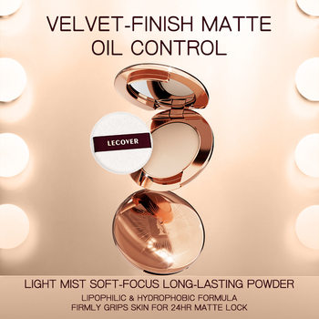 Lc Oil-Control Makeup Long-Lasting Touch-Up Oil-Control Powder for Women Brightening Concealer Long-Lasting Makeup Concealer Long-Lasting Soft-Focus Honey Powder for Women