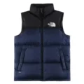 Cotton vest navy blue