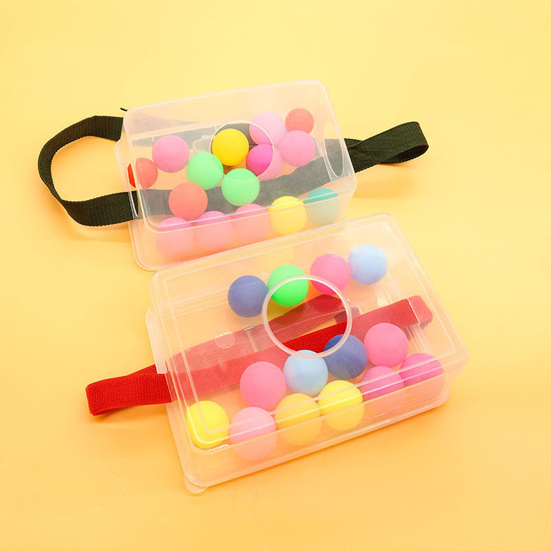 工厂直销学校节日道具公鸡下蛋亲子户外活动互动道具三孔抖球盒子