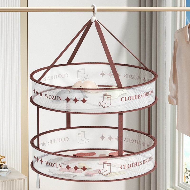 Clothes basket clothes drying net socks underwear artifact clothes pants special tile drying rack drying net pocket