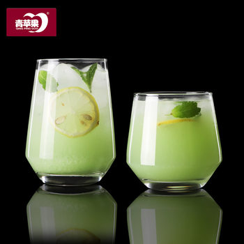 Green Apple Heat-Resistant Glass Water Cup Juice Drink Cup Whiskey Beer Cup Household Water Set Can Be Printed with Logo
