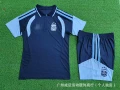 26-27 argentina royal blue half pull suit
