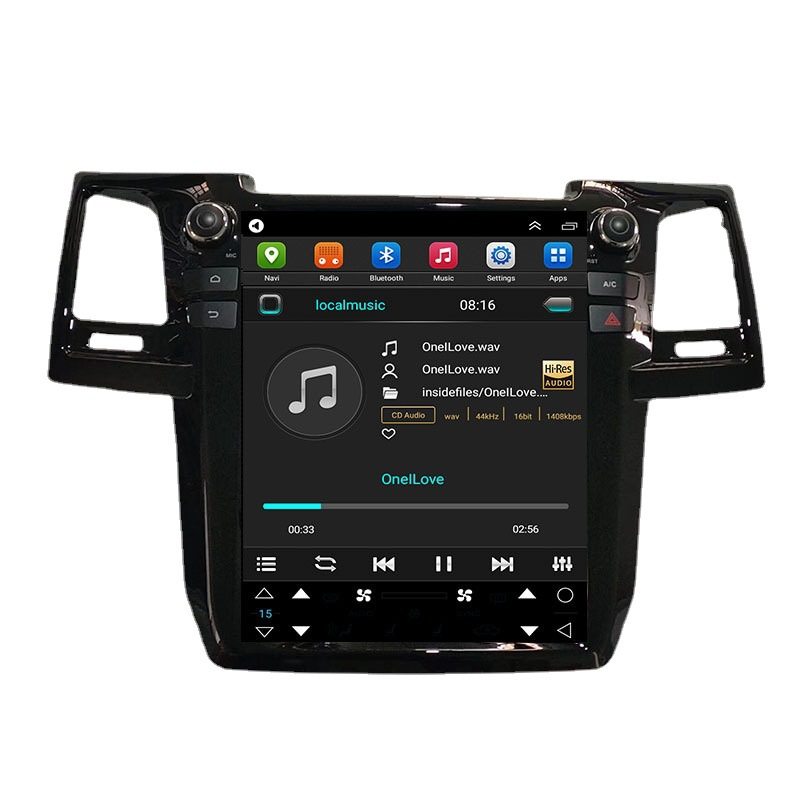 Applicable to 2008-2015 Toyota Runner Fortuner Vigo 12.1 inch vertical screen Android navigation