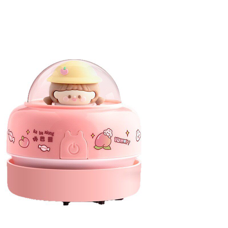 Mini automatic desktop vacuum cleaner cartoon student special eraser pencil gray cleaning cleaning artifact clean