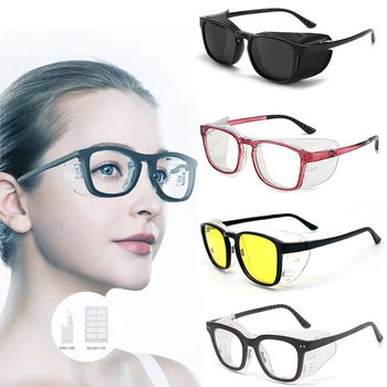 Moisturizing Glasses, Anti-Fog, Anti-Blue Light, Wet Room Glasses, Silicone Eye Protection after Myopia Surgery, Windproof Pollen Glasses, Large Frame Glasses