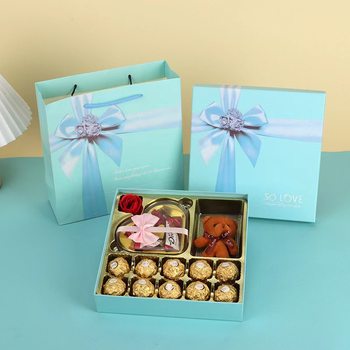 25 Grids Creative Chocolate Gift Box Valentine's Day and Chinese Valentine's Day Gift Packaging Box Creative Candy Birthday Gift Box Wholesale