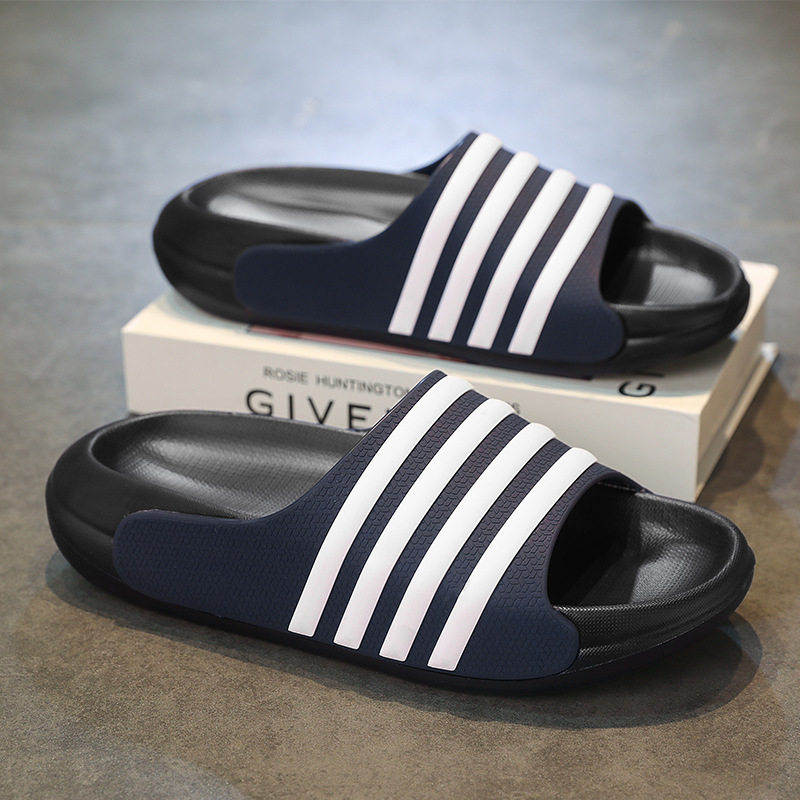 Men's Four-bar Cross-border Shit Slippers Men's Home New Bathroom Slippers slippers