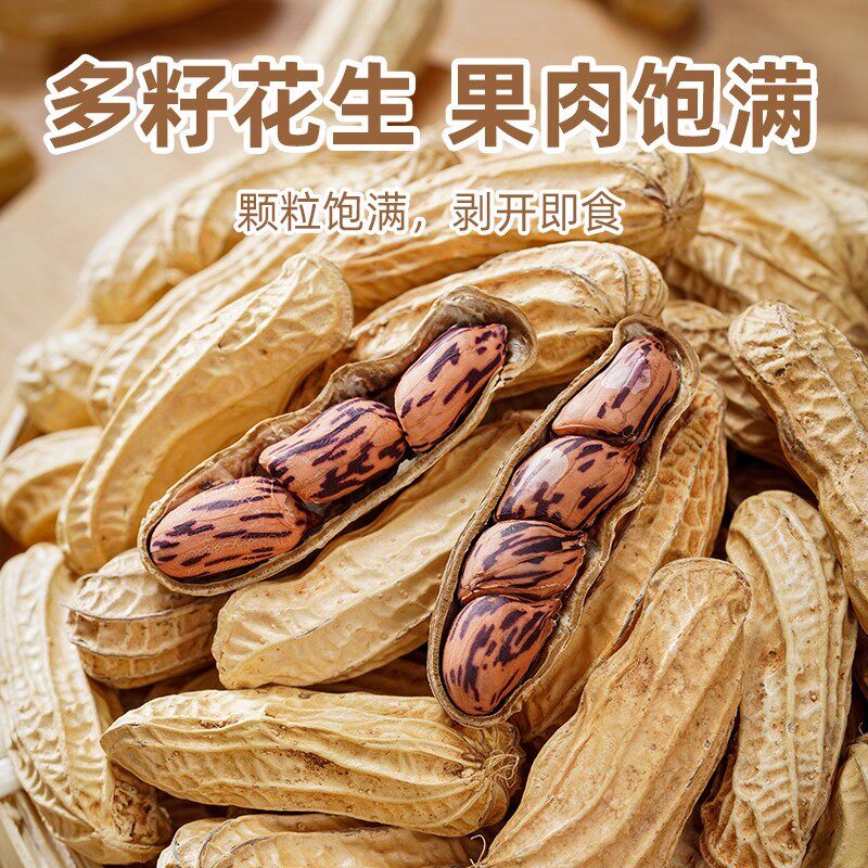 Yunnan New Colorful Peanuts Sun-Dried with Shells Raw and Cooked Colorful Peanuts Wild Field Rice Whole Box Wholesale
