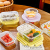 Glass Lunch Box for Microwave Heating, Suitable for Students and Office Workers, Lunch Box with Compartments, Sealed Bento Bowl