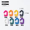 Plastic Colorful Carabiner Clips, Backpack Clips, Dog Clips, Clothing Accessories, Decorative Clips, DIY Accessories, Lobster Hooks, Jewelry
