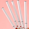 New Red Peach Heart Metal Pen Holder Manicure Brush Paint Pen Pull Line Pen Light Therapy Pen Carving Pen 12 Pack