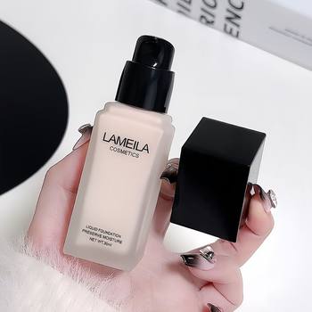 Lamela Hydrating Clear Liquid Foundation Moisturizing Concealer Nude Makeup Long-Lasting Student Makeup Artists Use 3063
