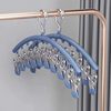 Multifunctional stainless steel clothes clip socks clip home drying rack baby clothes underwear storage socks rack wholesale