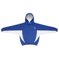 Colorful blue and white/sweatshirt