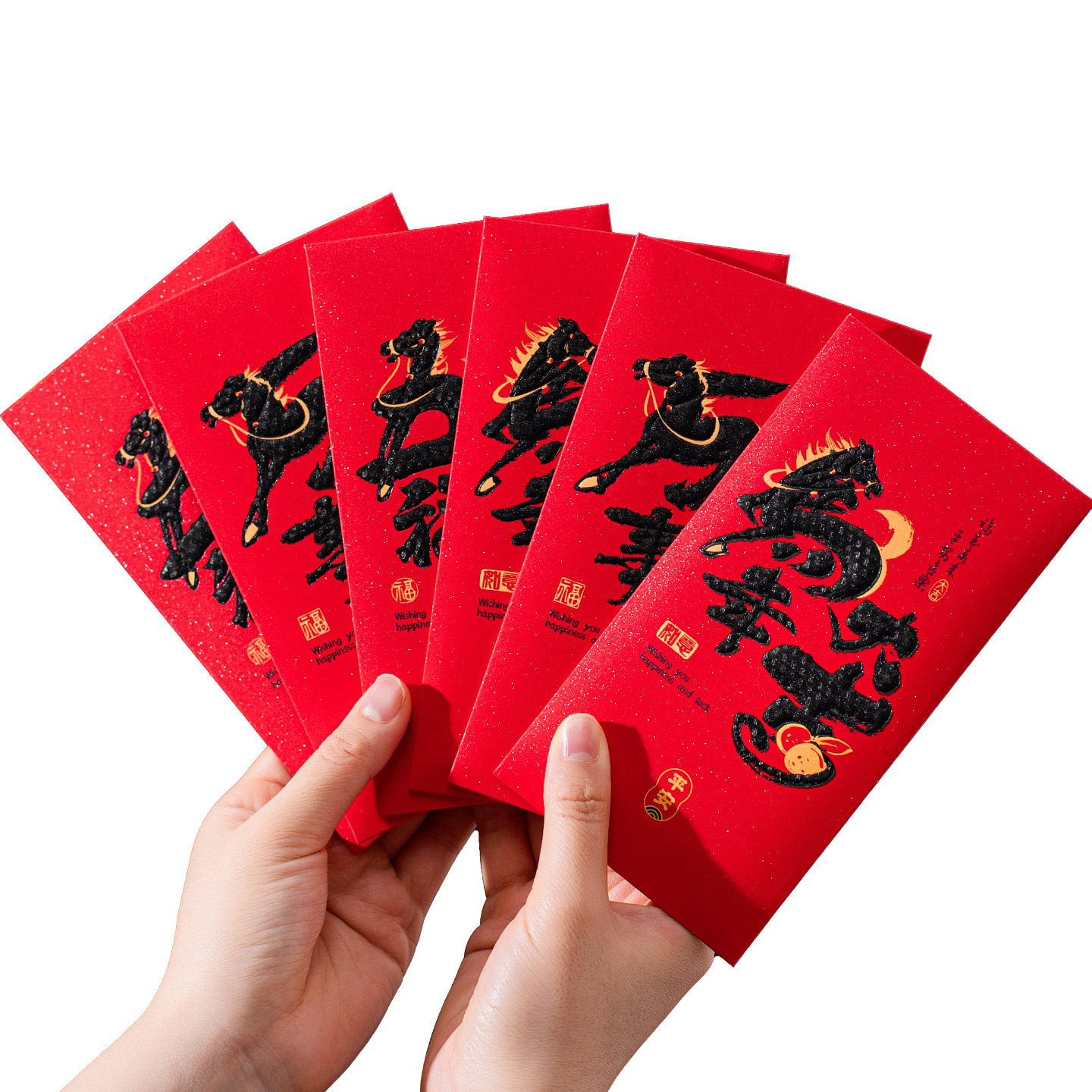 New 2026 Year of the Horse Stereo Red Envelope Foldableing New Year's Eve Wallet Bag for the Spring Festival Personalized Creative Universal Red Envelope