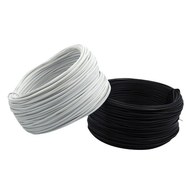 Plastic-Coated Galvanized Pvc Iron Wire Ties 0.55/0.75/0.9mm Plastic-Coated Binding Wire Plastic Binding Cable Ties