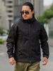 Sharkskin Softshell Jacket Camouflage Jacket Fleece Thickened Tactical Military Jacket Hooded Hiking Coat Tad