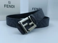 F plaid black flower silver buckle