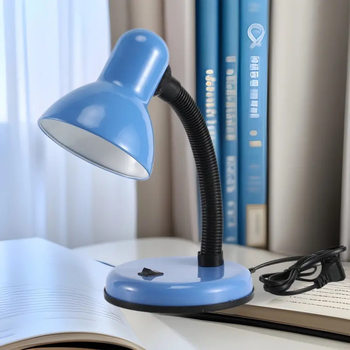Classic Old-Fashioned Table Lamp for Learning to Write and Read Bedside Desktop Dormitory Students Plug-In Replaceable Light Bulb Traditional Nostalgic