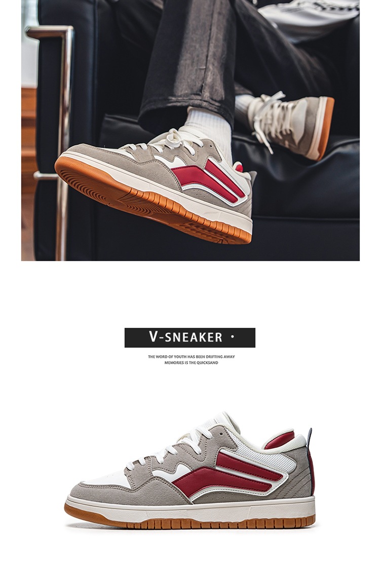 Four Seasons White Shoes Men's Casual All-match Trendy Brand Board Shoes dunk Dexu Sense Skateboard Spring and Autumn plus size Couple 2 O1CN0165W9Io1VDYHeMxukA !!2217801802619 0 cib