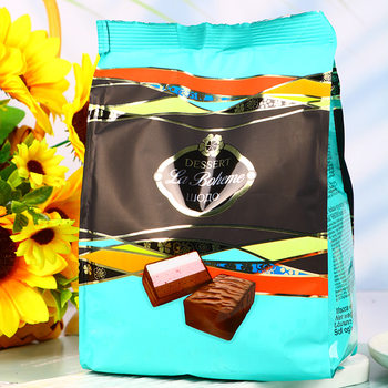 Russian Imported Nevsky Brand Soufflé Chocolate Cake Cocoa Butter Black Beauty Series Office Candy