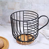 Desktop Coffee Capsule Storage Rack Storage Basket Iron Storage Basket Portable Dormitory Kitchen Fruit Storage Rack