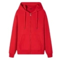 Red zipper embroidery color