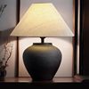 Japanese Style Silent Style Ceramic Table Lamp New Style Chinese Designer American Style Bedside Lamp for Hotel Living Room and Bedroom