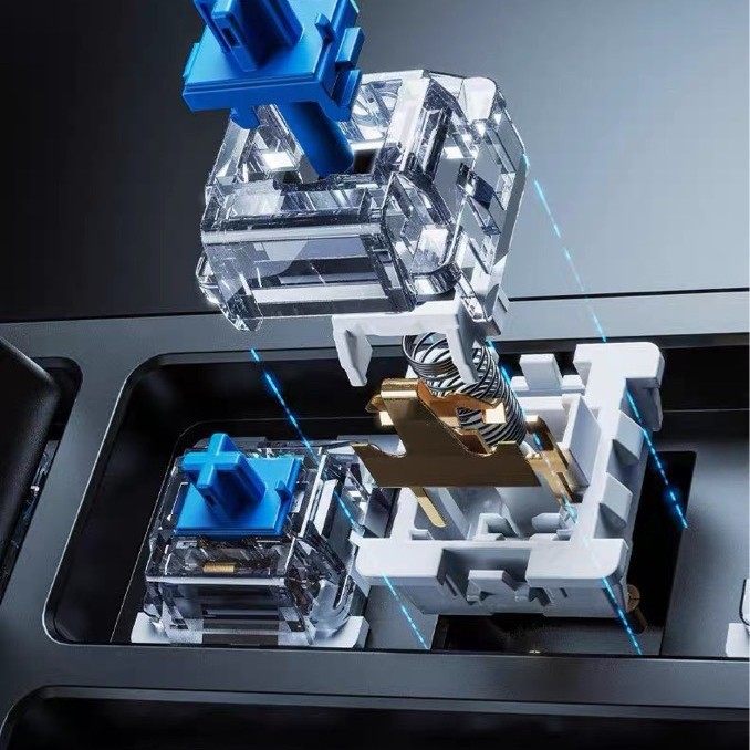 Aoc Gk410 Mechanical Keyboard and Mouse Set Green Axis Gaming E-Sports Dedicated Desktop Notebook Wired Universal