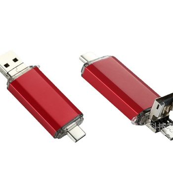 64G TYPE-CU disk metal U disk USB2.0 16G32G64G128G USB disk double head OTGU disk