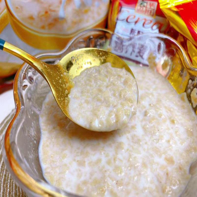Instant Instant Oatmeal Bagged Milk Plus Calcium Meal Replacement Satiety Nutritious Breakfast Huadong Oatmeal Manufacturer Wholesale