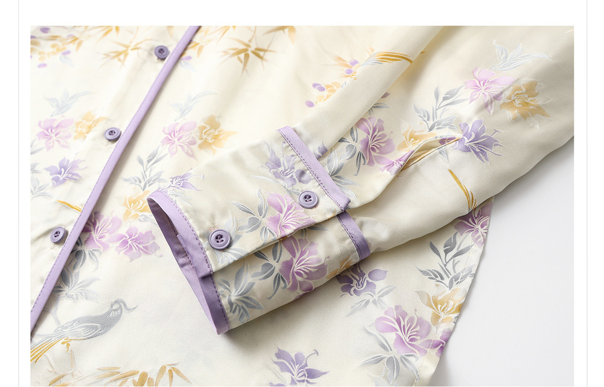 Set áo vest gile và sơ mi nữ cổ đứng thêu hoa kèm quần dài — quần dài, áo ghi lê, áo sơ mi