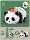 Игрушка Panda gift tiny particle assembly building blocks, совместимая с трехмерной головоломкой Lego, подарочные строительные блоки на тему панды mini 15