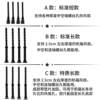 Computer chassis fan shock-absorbing rubber nail radiator shock-proof rubber nail hand-pulled soft rubber instead of fan screw soft nail