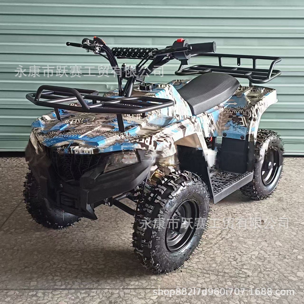Завод выпускает детский квадроцикл mini объемом 49 куб.см, четырехколесный внедорожный мотоцикл-вездеход ATV ATV ATV