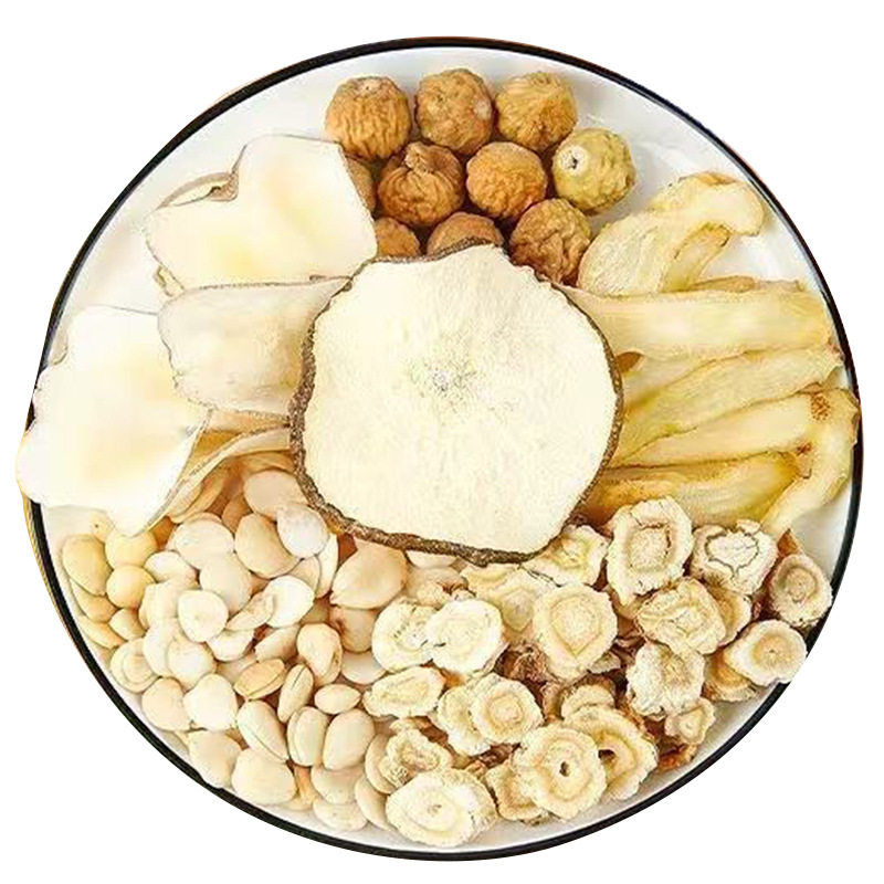 Autumn and Winter Drinks Runfei Liuwu Drink Ginger and Date Tea Real Ingredients Combination Tea Video Number Same Style Red Bean and Coix Seed Tea