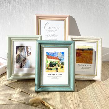 Creative American retro 7 inch 8 inch 10 inch 12 inch a3 studio wedding photo frame wholesale wall frame mounting